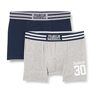 Marshall Boxer Optio Pantalons Homme, Light Grey Melange/Blue/White, XL Marshall Boxer Optio Pantalons Homme, Light Grey Melange/Blue/White, XL