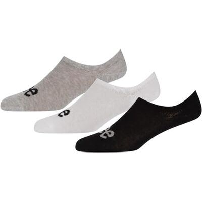 Lee Unisex Shoe Liners In Black/White/Grey No Show Invisible Socks Trainer Liners For Loafers Doublures de chaussures pour homme Homme Lee Unisex Shoe Liners In Black/White/Grey No Show Invisible Socks Trainer Liners For Loafers Doublures de chaussures pour homme Homme