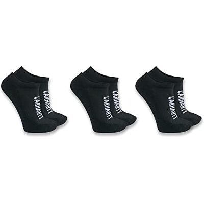 Carhartt Chaussettes (Lot de 3) Homme, Noir, L Carhartt Chaussettes (Lot de 3) Homme, Noir, L