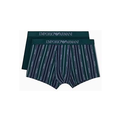 Giorgio Armani Lot de 2 boxers classiques pour homme, vert, taille S, Vert, S Giorgio Armani Lot de 2 boxers classiques pour homme, vert, taille S, Vert, S
