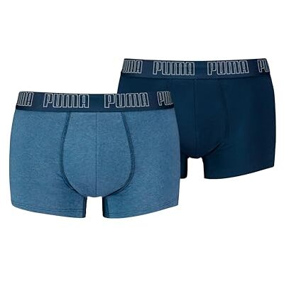 PUMA Boxer Trunk Boxer Homme Homme Everyday Unterhose Pant Unterwäsche Lot de 2, Farbe:007 Denim, Taille L, 007 Denim, L PUMA Boxer Trunk Boxer Homme Homme Everyday Unterhose Pant Unterwäsche Lot de 2, Farbe:007 Denim, Taille L, 007 Denim, L