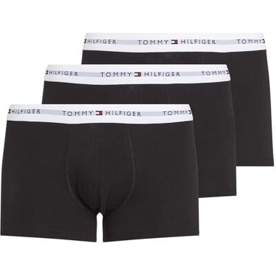 Tommy Hilfiger Boxer 3P WB UM0UM02763 pour homme, rouge, S, Rouge (Th Wht/Th Wht/Th Wht), S Tommy Hilfiger Boxer 3P WB UM0UM02763 pour homme, rouge, S, Rouge (Th Wht/Th Wht/Th Wht), S