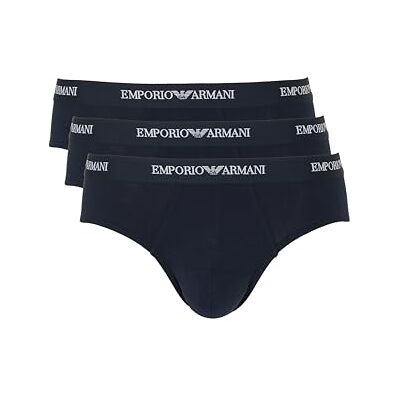 Giorgio Armani Man's Core Logoband Lot de 3 slips Bleu Taille L, Armani Blue/Armani Blue/Armani Blue, L Giorgio Armani Man's Core Logoband Lot de 3 slips Bleu Taille L, Armani Blue/Armani Blue/Armani Blue, L