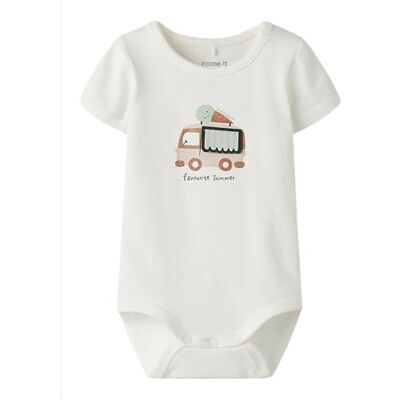 NAME IT Nbmjamal Ss Body Box pour homme, Cloud Dancer, Numeric_74 NAME IT Nbmjamal Ss Body Box pour homme, Cloud Dancer, Numeric_74