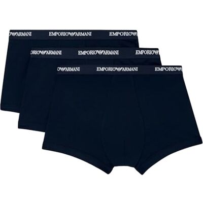 Giorgio Armani Man's Core Logoband Lot de 3 boxers Bleu XXL, Armani Blue/Armani Blue/Armani Blue, XXL Giorgio Armani Man's Core Logoband Lot de 3 boxers Bleu XXL, Armani Blue/Armani Blue/Armani Blue, XXL