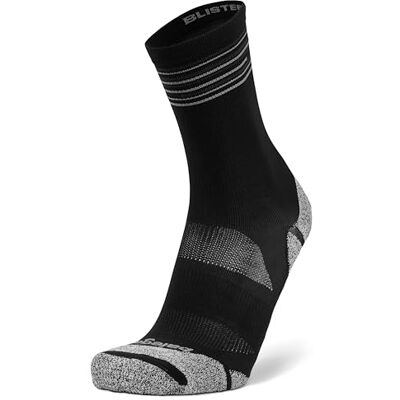 Balega Blister Resist Light Mini Crew – Chaussettes de course à pied anti-humidité avancées (1 paire), respirantes, rembourrées, coupe ergonomique, bout sans couture Balega Blister Resist Light Mini Crew – Chaussettes de course à pied anti-humidité avancées (1 paire), respirantes, rembourrées, coupe ergonomique, bout sans couture