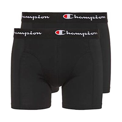 Champion Underwear Basics Lot de 2 boxers pour homme, Noir, S Champion Underwear Basics Lot de 2 boxers pour homme, Noir, S