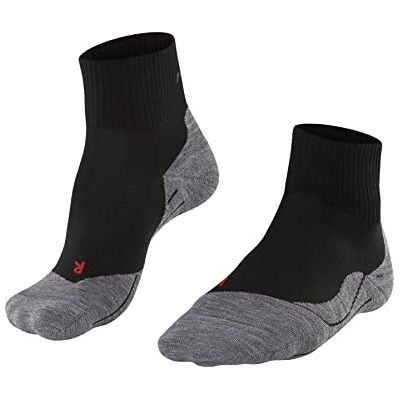 FALKE TK5 Wander Short M Sso laine anti-ampoule fines 1 paire, Chaussettes de randonnée Homme, Noir Black-Mix 3010, 42-43 FALKE TK5 Wander Short M Sso laine anti-ampoule fines 1 paire, Chaussettes de randonnée Homme, Noir Black-Mix 3010, 42-43