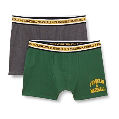 Marshall Boxer Optio Pantalons Homme, D Green/D Grey Melange/White/G, L Marshall Boxer Optio Pantalons Homme, D Green/D Grey Melange/White/G, L