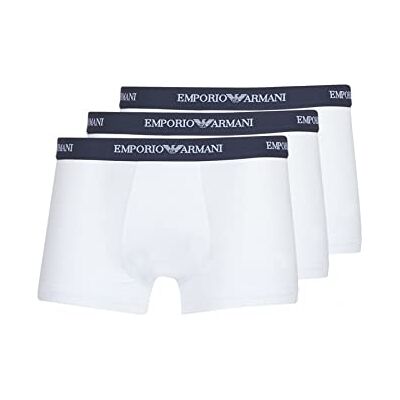 Giorgio Armani Cc717-111357, Boxer Homme, Lot de 3, Blanc (Bianco), S Giorgio Armani Cc717-111357, Boxer Homme, Lot de 3, Blanc (Bianco), S