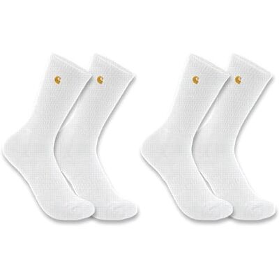 Carhartt Chaussettes de travail pour homme, blanc, L Carhartt Chaussettes de travail pour homme, blanc, L