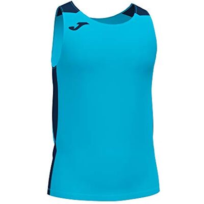 Joma Débardeur Bleu Marine Fluor Turquoise Record II, 102222.013.2XL Joma Débardeur Bleu Marine Fluor Turquoise Record II, 102222.013.2XL