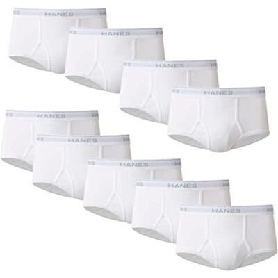 Hanes Slips (Lot de 6) Homme, Lot de 9, Blanc, S Hanes Slips (Lot de 6) Homme, Lot de 9, Blanc, S