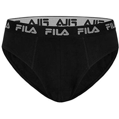 FILA Slip pour homme FU5003-200 l Noir Taille L FU5003 FILA Slip pour homme FU5003-200 l Noir Taille L FU5003