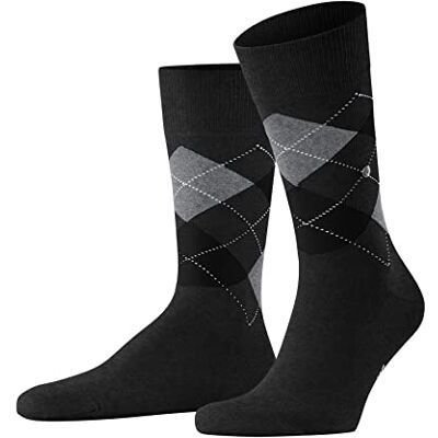 Burlington Homme King M So coton fantaisie Chaussettes, Gris Grey 3985, 46-50 Burlington Homme King M So coton fantaisie Chaussettes, Gris Grey 3985, 46-50