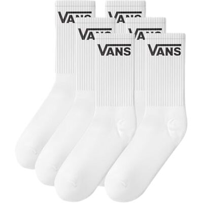 Vans Classic Half Crew, Blanc, S, blanc, S Vans Classic Half Crew, Blanc, S, blanc, S