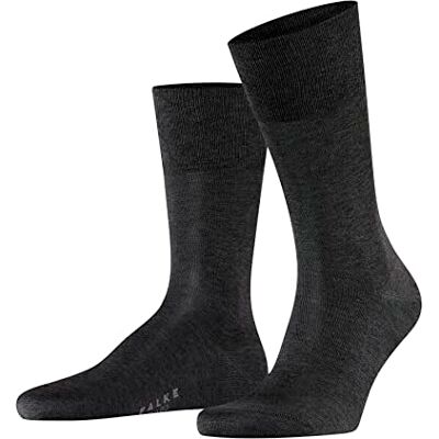 FALKE Tiago M SO coton fil d'Écosse unies 1 paire, Chaussettes Homme, Gris (Anthracite Melange 3095) nouveau écologique, 41-42 FALKE Tiago M SO coton fil d'Écosse unies 1 paire, Chaussettes Homme, Gris (Anthracite Melange 3095) nouveau écologique, 41-42
