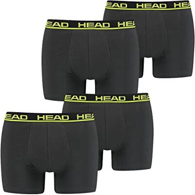 HEAD Men's Basic Boxers Caleçon Homme (lot de 2) HEAD Men's Basic Boxers Caleçon Homme (lot de 2)