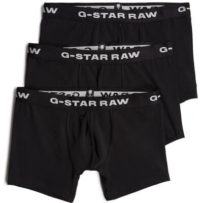 G-STAR RAW G-STAR Lot de 3 boxers pour homme, Noir (Black/Black/Black D23771-d516-4248), XS G-STAR RAW G-STAR Lot de 3 boxers pour homme, Noir (Black/Black/Black D23771-d516-4248), XS