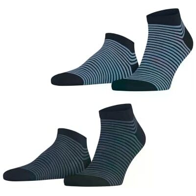 ESPRIT homme Fine Line 2-Pack socquettes respirantes coton avec motif fantaisie rayé résistantes douces sur la peau multipack 2 paires ESPRIT homme Fine Line 2-Pack socquettes respirantes coton avec motif fantaisie rayé résistantes douces sur la peau multipack 2 paires
