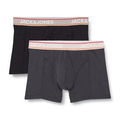 JACK & JONES Jackylo Trunks Lot de 3 boxers pour homme, blazer bleu marine, pack : asphalte-noir, taille L, Navy Blazer/Pack:Asphalt Black, L JACK & JONES Jackylo Trunks Lot de 3 boxers pour homme, blazer bleu marine, pack : asphalte-noir, taille L, Navy Blazer/Pack:Asphalt Black, L
