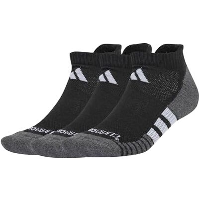 adidas Mixte Performance Climacool Cushioned Low 3P Socks, Black/White, 37-40 adidas Mixte Performance Climacool Cushioned Low 3P Socks, Black/White, 37-40