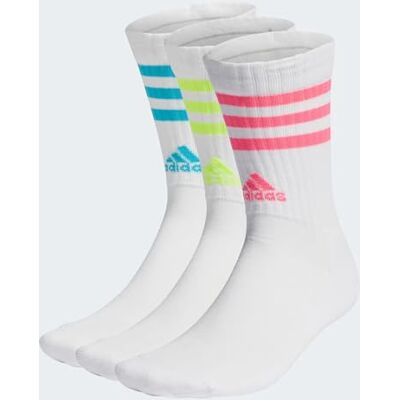adidas IJ8254 3S C SPW CRW 3P Socks Unisexe Adult White/Lucid Cyan/Lucid Lemon/Lucid Pink Taille XXL adidas IJ8254 3S C SPW CRW 3P Socks Unisexe Adult White/Lucid Cyan/Lucid Lemon/Lucid Pink Taille XXL