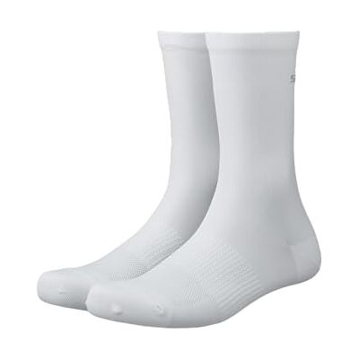 SHIMANO Performance My26 Lot de 3 paires de chaussettes unisexes, blanches, 36-40 SHIMANO Performance My26 Lot de 3 paires de chaussettes unisexes, blanches, 36-40