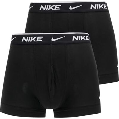 NIKE Everyday Lot de 2 boxers en coton stretch pour homme, noir, taille XS NIKE Everyday Lot de 2 boxers en coton stretch pour homme, noir, taille XS