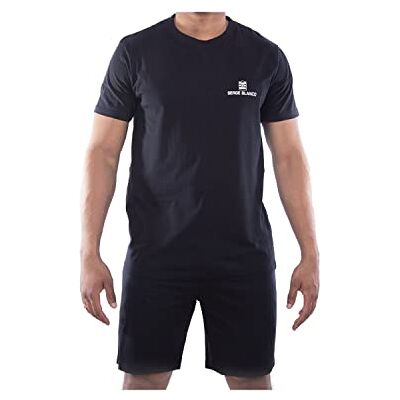 Blanco Ensemble de Pijama Homme Coton, Wes/Bk, XL Blanco Ensemble de Pijama Homme Coton, Wes/Bk, XL