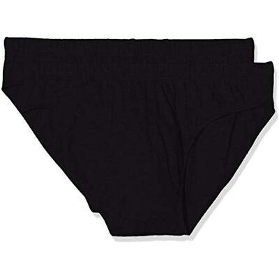 Lovable Slip 100% Cotton Bi-Pack Homme x2, Noir, M Lovable Slip 100% Cotton Bi-Pack Homme x2, Noir, M