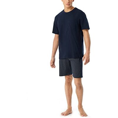 Schiesser Herren Schlafanzug kurz Rundhals Nightwear Set Schiesser Herren Schlafanzug kurz Rundhals Nightwear Set