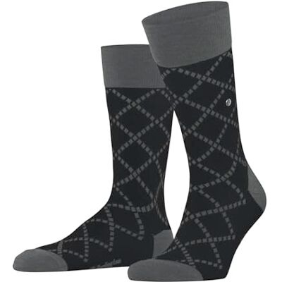 Burlington Ferry Road M So laine fantaisie 1 paire, Chaussettes Homme, Noir Black 3000, 40-46 Burlington Ferry Road M So laine fantaisie 1 paire, Chaussettes Homme, Noir Black 3000, 40-46