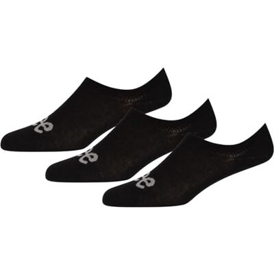 Lee Unisex Shoe Liners In Black No Show Invisible Socks Trainer Liners For Loafers Doublures de chaussures pour homme Homme Lee Unisex Shoe Liners In Black No Show Invisible Socks Trainer Liners For Loafers Doublures de chaussures pour homme Homme