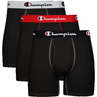 Champion Sous-vêtements pour hommes, Noir, S Champion Sous-vêtements pour hommes, Noir, S