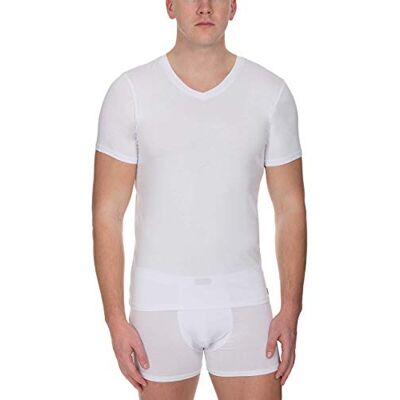 Bruno Banani Maillot de corps Infinity pour homme, Blanc (001), L Bruno Banani Maillot de corps Infinity pour homme, Blanc (001), L
