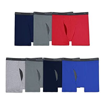 Fruit of the Loom Coolzone Lot de 7 boxers pour homme Couleurs assorties, Big Man Lot de 7 couleurs assorties, 4XL Fruit of the Loom Coolzone Lot de 7 boxers pour homme Couleurs assorties, Big Man Lot de 7 couleurs assorties, 4XL