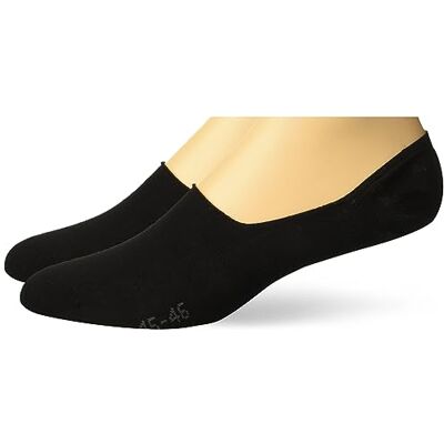 Boss Mens 2 Pack No Show Cotton Blend Socks, Black Iron, 12 US Boss Mens 2 Pack No Show Cotton Blend Socks, Black Iron, 12 US