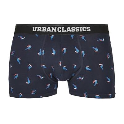 Urban Classics Lot de 3 boxers de Noël pour homme, tailles S à 5XL, Bird Aop+ Boxer Orange + Cha, 5XL Urban Classics Lot de 3 boxers de Noël pour homme, tailles S à 5XL, Bird Aop+ Boxer Orange + Cha, 5XL