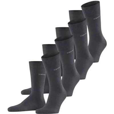 ESPRIT Solid M So coton unies multipack, Chaussettes Homme, Gris Anthracite Melange 3080, 40-46 ESPRIT Solid M So coton unies multipack, Chaussettes Homme, Gris Anthracite Melange 3080, 40-46