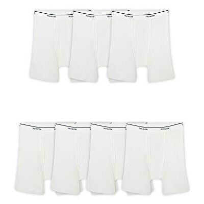 Fruit of the Loom Boxer Coolzone Slips (Lot de 4) Homme, Lot de 7 Blanc, M Fruit of the Loom Boxer Coolzone Slips (Lot de 4) Homme, Lot de 7 Blanc, M