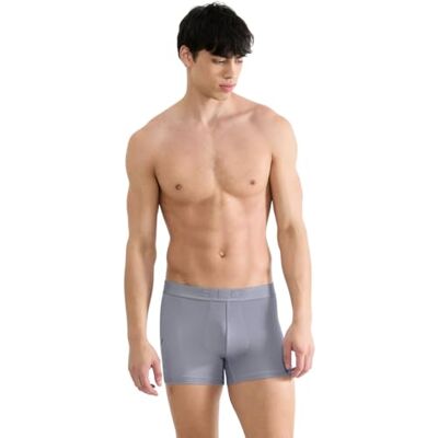 Sloggi men Men's SLG Base Soft Trunk C2P Lot de 2 boxers Gris Morandi Taille S Sloggi men Men's SLG Base Soft Trunk C2P Lot de 2 boxers Gris Morandi Taille S