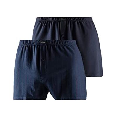 s.Oliver RED LABEL Bodywear LM Boxer Nade pour homme, bleu marine, bordeaux, Navy Bordeaux, S s.Oliver RED LABEL Bodywear LM Boxer Nade pour homme, bleu marine, bordeaux, Navy Bordeaux, S
