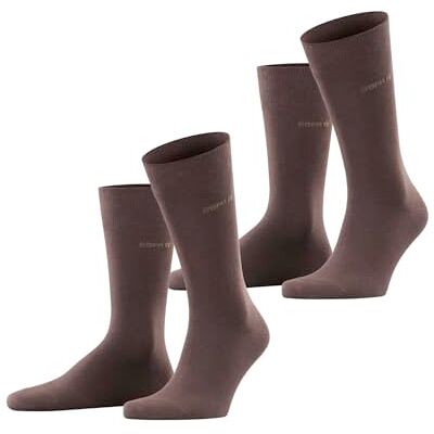 ESPRIT Basic Uni Multipack M So coton unies 2 paires, Chaussettes Homme, Marron Dark Brown 5230, 43-46 ESPRIT Basic Uni Multipack M So coton unies 2 paires, Chaussettes Homme, Marron Dark Brown 5230, 43-46