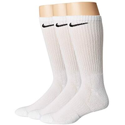 NIKE Unisex U Nk Everyday Cush Crew 3pr Socks NIKE Unisex U Nk Everyday Cush Crew 3pr Socks