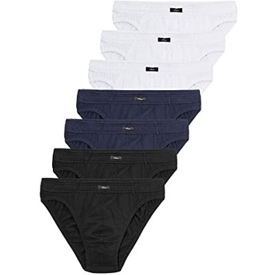 s.Oliver Lot de 7 sous-vêtements pour homme, Noir/blanc/bleu marine, 3XL grande taille s.Oliver Lot de 7 sous-vêtements pour homme, Noir/blanc/bleu marine, 3XL grande taille