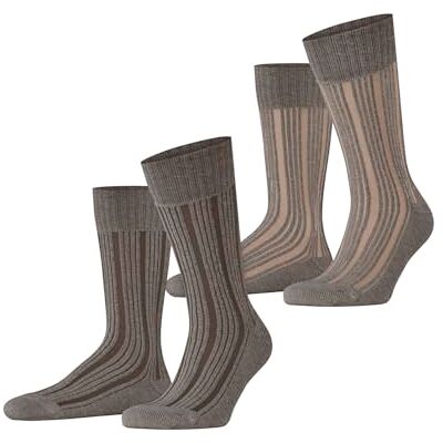 ESPRIT Plush Rib Multipack M So coton fantaisie 2 paires, Chaussettes Homme, Beige Taupe Melange 4045, 39-42 ESPRIT Plush Rib Multipack M So coton fantaisie 2 paires, Chaussettes Homme, Beige Taupe Melange 4045, 39-42