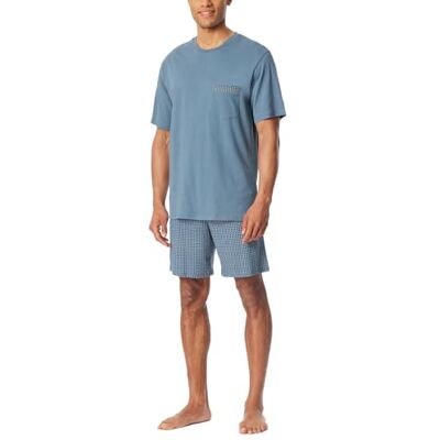 Schiesser Pyjama court col rond confortable Nightwear Ensemble de pyjamas, Graphite_180261, 48, Graphite_180261, 50 Schiesser Pyjama court col rond confortable Nightwear Ensemble de pyjamas, Graphite_180261, 48, Graphite_180261, 50