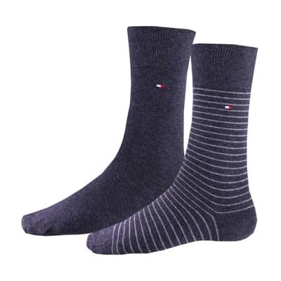 Tommy Hilfiger Lot de 2 paires de chaussettes pour homme, anthrazit, 39-42 EU Tommy Hilfiger Lot de 2 paires de chaussettes pour homme, anthrazit, 39-42 EU