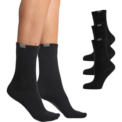 Nur Die Nur Der Chaussettes OPACAS (lot de 3) pour homme, Noir 940, 43/46 EU Nur Die Nur Der Chaussettes OPACAS (lot de 3) pour homme, Noir 940, 43/46 EU